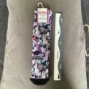 Bobs from Skechers women’s printed crew cat socks